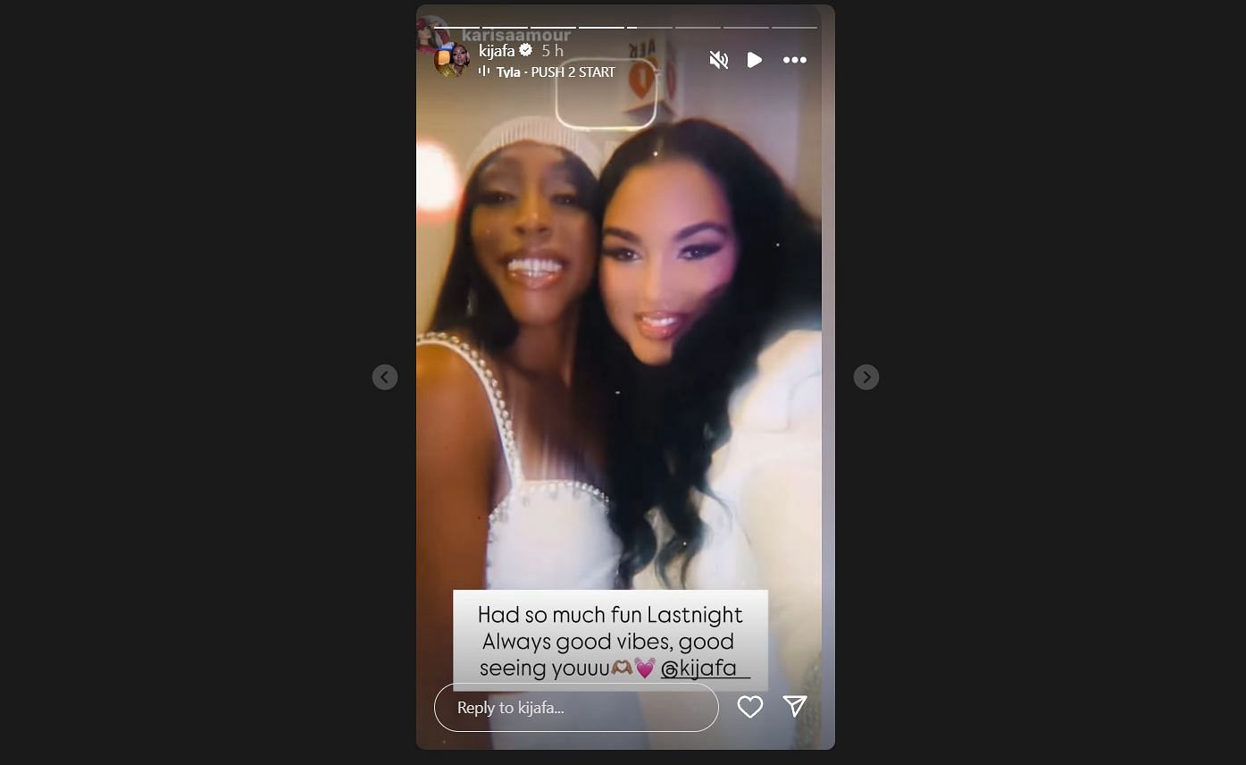 @kijafa's IG story